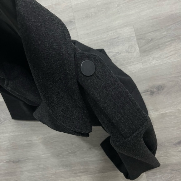 John Varvatos Grey double breasted trench coat. Size small - Picture 16 of 16